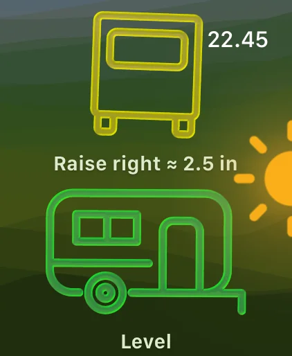 Caravan Leveler Apple Watch